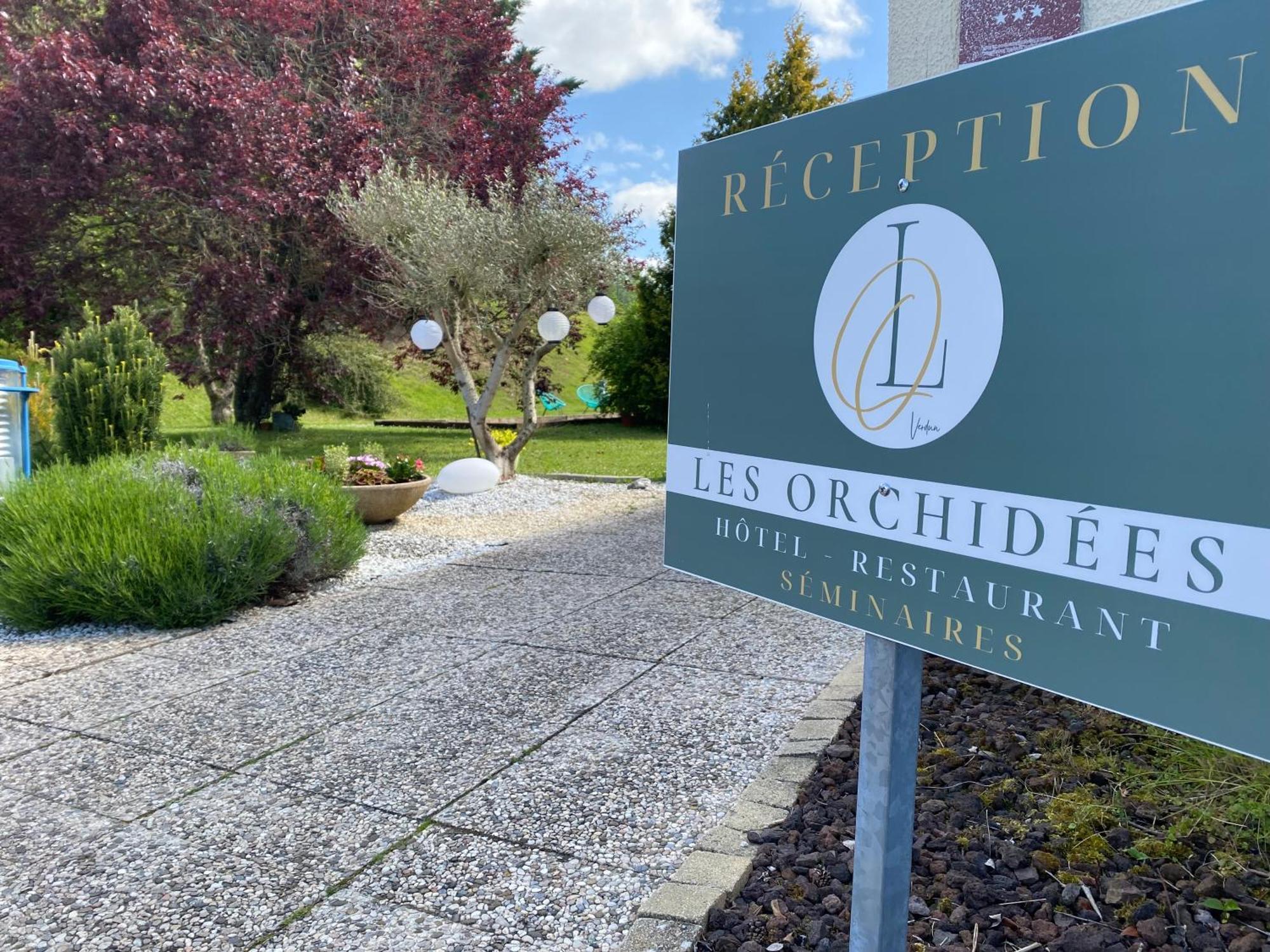 Les Orchidées Logis, Hôtel&Restaurant Verdún Exterior foto